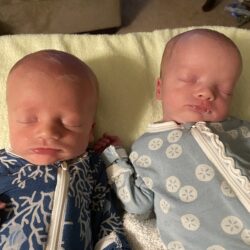 Twins born after complications with preeclampsia pregnancy & switch to CU Medicine OB-GYN East Denver (Rocky Mountain)