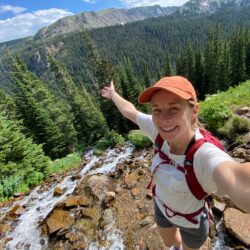CU Medicine OB-GYN East Denver (Rocky Mountain) patient Anika enjoys hiking in Colorado after her wellness exam