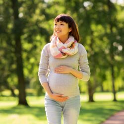 Pregnant woman takes a walks after discussing her exercise concerns with her OB-GYN | CU Medicine OB-GYN East Denver